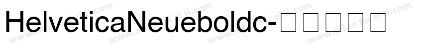 HelveticaNeueboldc字体转换