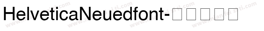 HelveticaNeuedfont字体转换