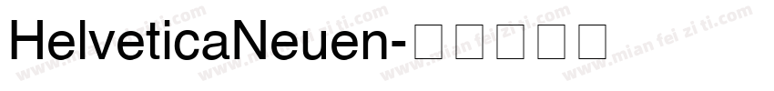 HelveticaNeuen字体转换