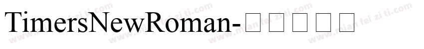 TimersNewRoman字体转换