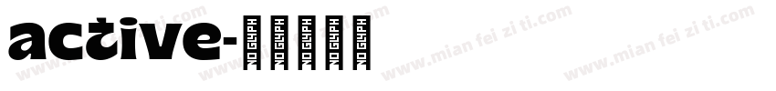 active字体转换