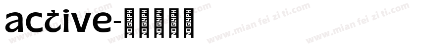 active字体转换