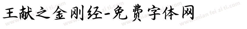 王献之金刚经字体转换