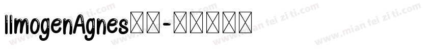 IImogenAgnes字体字体转换