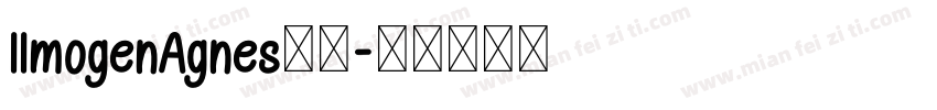 IImogenAgnes字体字体转换