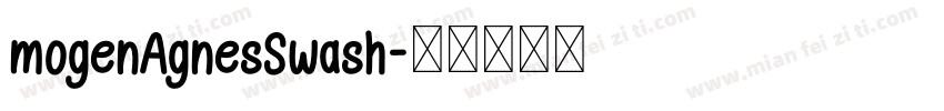 mogenAgnesSwash字体转换