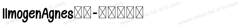 IImogenAgnes字体字体转换