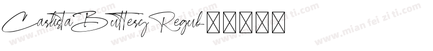 CarlistaButteryRegul字体转换