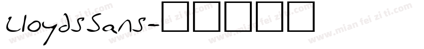 LloydsSans字体转换