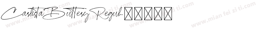CarlistaButteryRegul字体转换