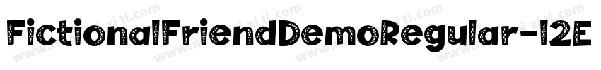 FictionalFriendDemoRegular-l2Ed字体转换