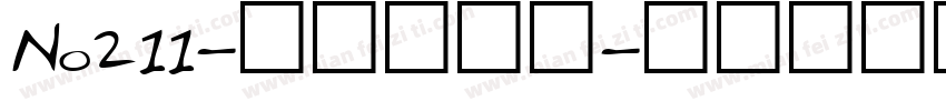 No211-上首冰刃体字体转换