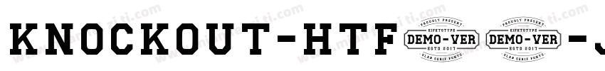 knockout-htf34-junio字体转换