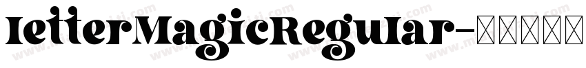 letterMagicRegular字体转换