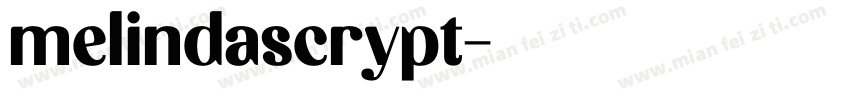 melindascrypt字体转换