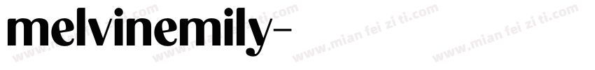 melvinemily字体转换