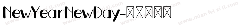 NewYearNewDay字体转换