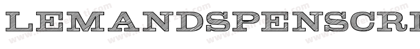 LemandsPenScrift字体转换