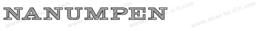 Nanumpen字体转换