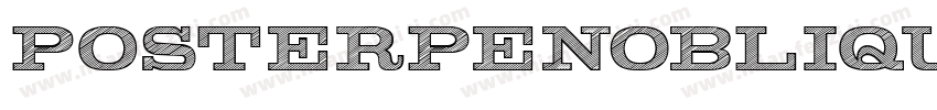 PosterPenOblique字体转换