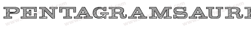 pentagramsaurraregular字体转换