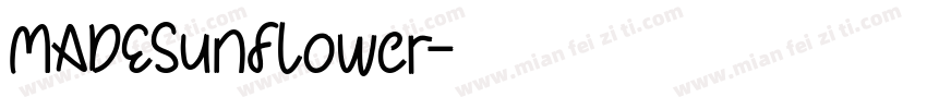 MADESunflower字体转换