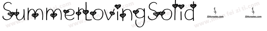 SummerLovingSolid字体转换