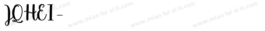 JQHEI字体转换