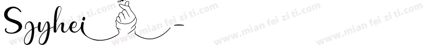 Sjyhei字体转换