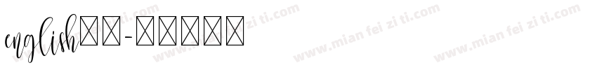 english字体字体转换