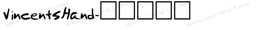 VincentsHand字体转换