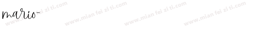 mario字体转换