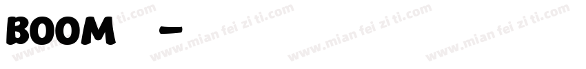 boom字库字体转换