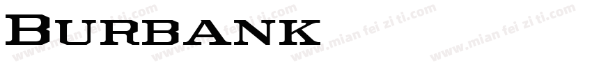 Burbank字体转换