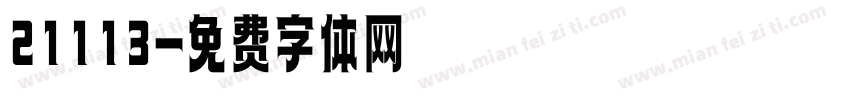 21113字体转换