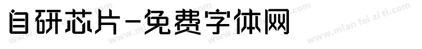 自研芯片字体转换