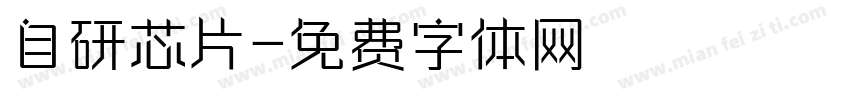 自研芯片字体转换