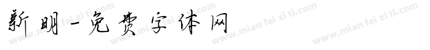 新明字体转换