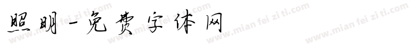照明字体转换