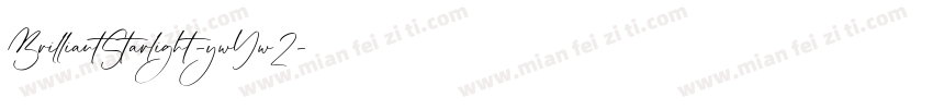 BrilliantStarlight-ywYw2字体转换