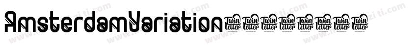 AmsterdamVariation字体字体转换