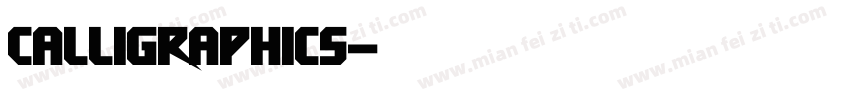 Calligraphics字体转换