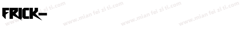 Frick字体转换
