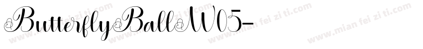 ButterflyBallW05字体转换