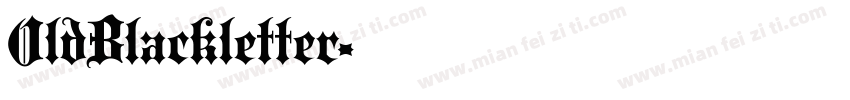 OldBlackletter字体转换