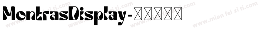 MontrasDisplay字体转换
