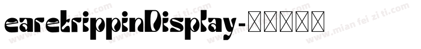 earetrippinDisplay字体转换