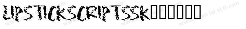LipstickScriptSSK字体转换