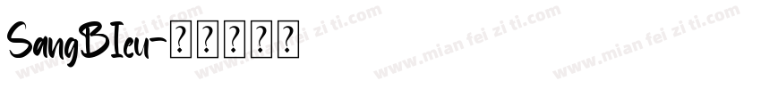 SangBIeu字体转换