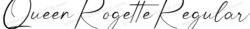 QueenRogetteRegular字体转换